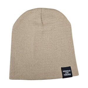 Alf Knit New Logo Tan Beanie Winter Hat